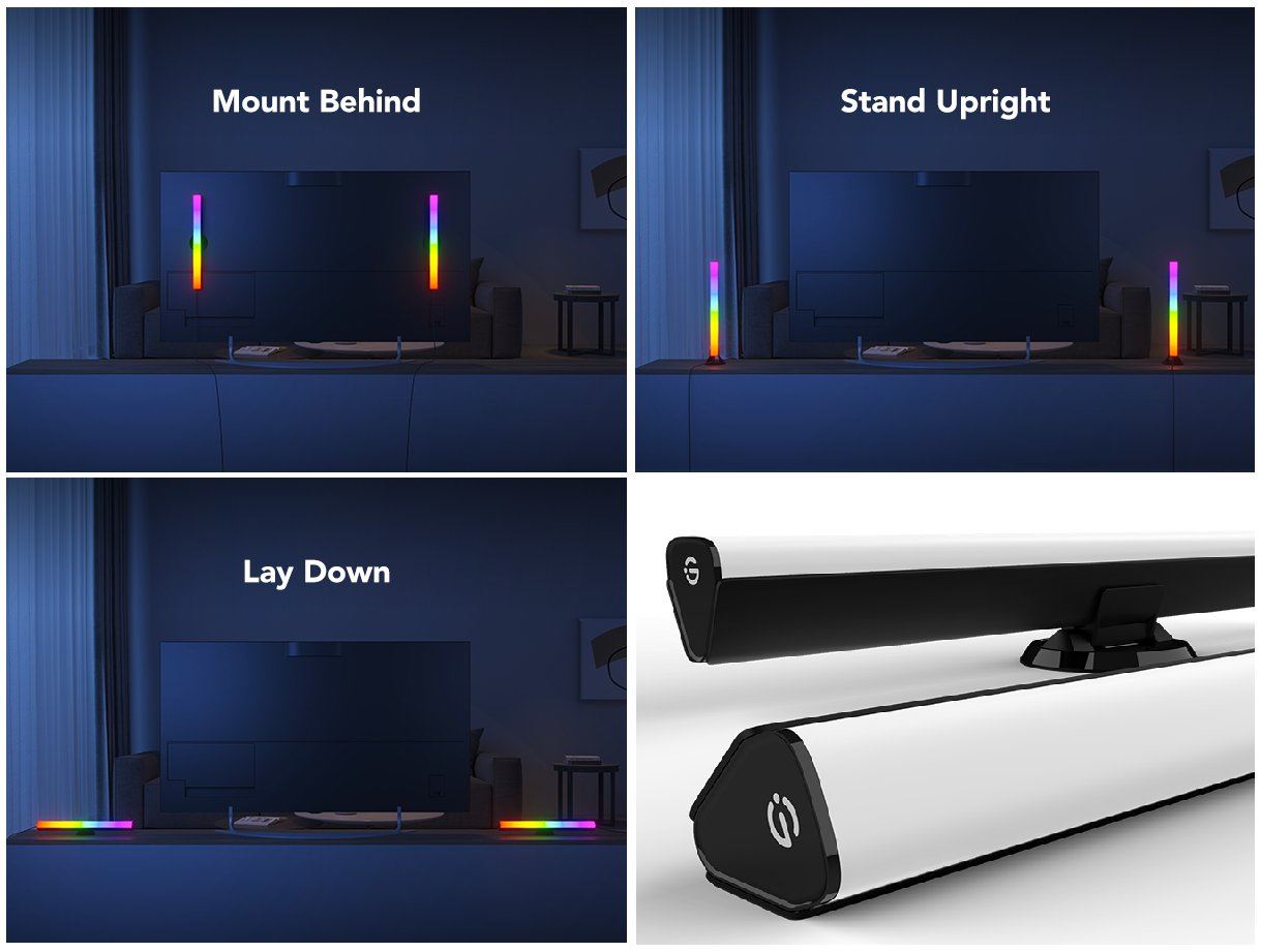 Govee SMART LED RGBIC Panel 38cm pro TV 43-75
