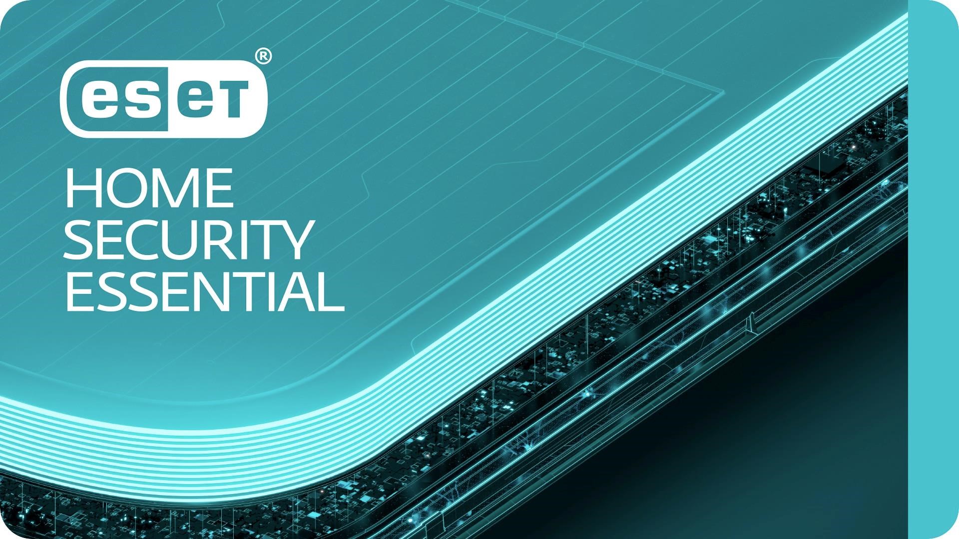 ESET HOME SECURITY Essential pre  1 zariadenia,  predĺženie i nová licencia na 1 rok0 