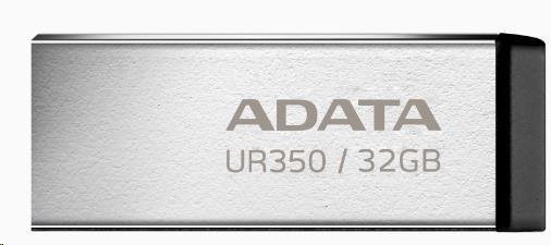 ADATA Flash Disk 32GB UR350,  USB 3.2 Dash Drive,  kov černá0 