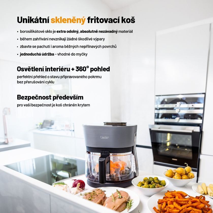 Lauben Glass&SteamAir® Fryer 4500BG0 