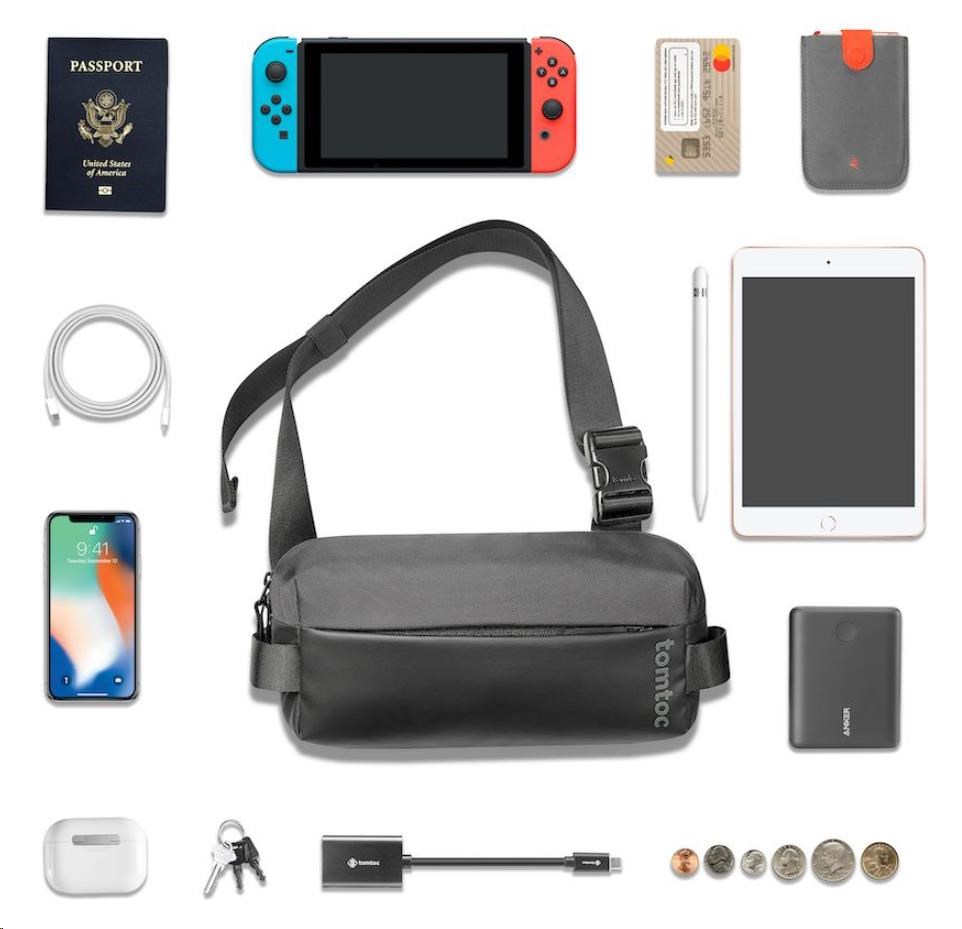 tomtoc brašna Explorer Sling Bag S7 