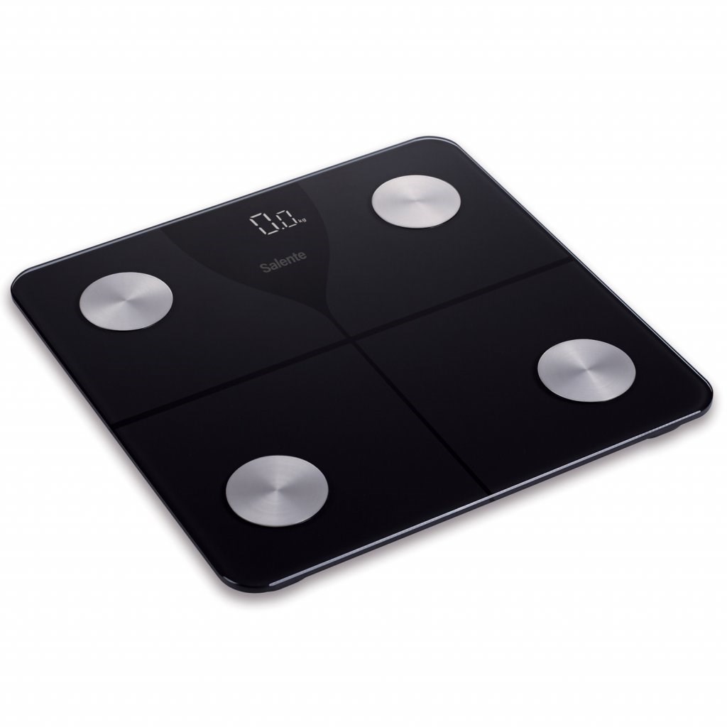 Salente SlimFit,  osobní diagnostická fitness váha,  Bluetooth,  černá1 