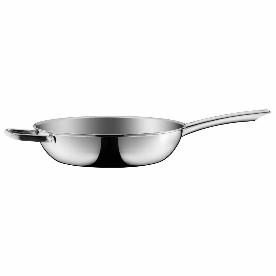 WMF Profi Resist vysoká pánev,  28cm,  ruční mytí,  nerezová ocel 18/ 10,  hliník,  chromová ocel3 