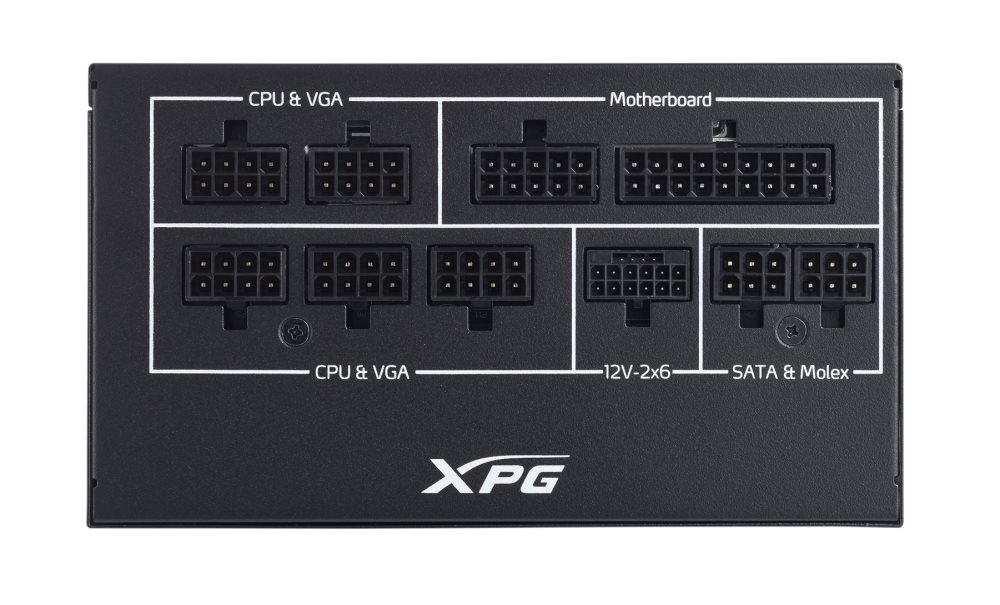 ADATA XPG zdroj CORE REACTOR II VE 850W,  80+ GOLD,  Plně Modularní,  ATX 3.16 