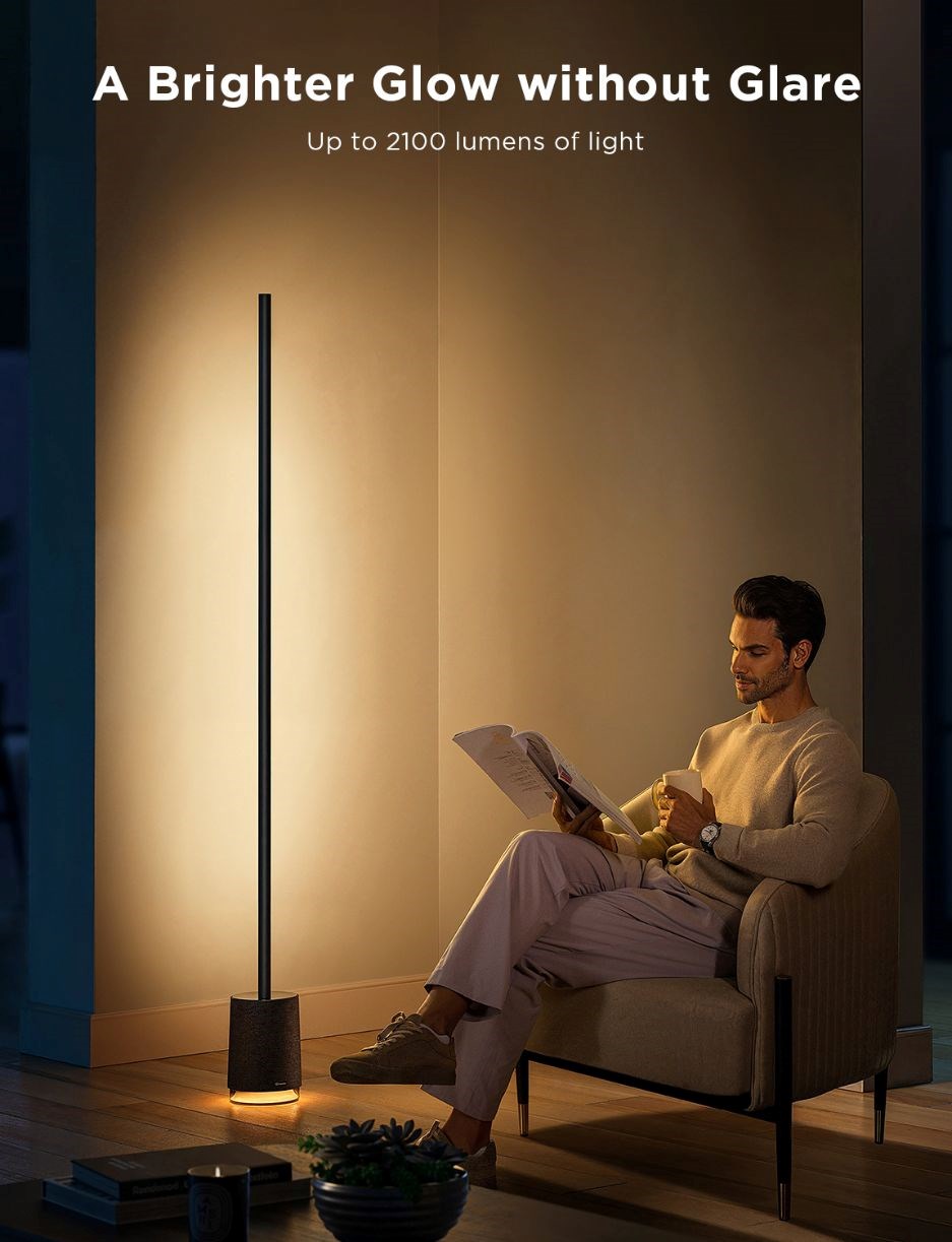 Govee Floor Lamp Pro RGBICWW LED lampa s reproduktorem + ovladač6 