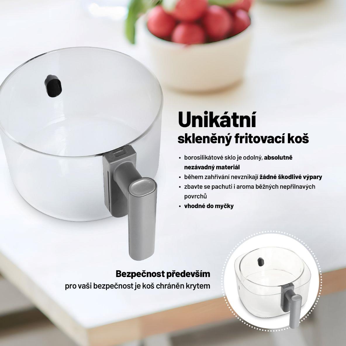 Lauben Glass&Grill Air Fryer 3in1 5500BG - horkovzdušná fritéza4 
