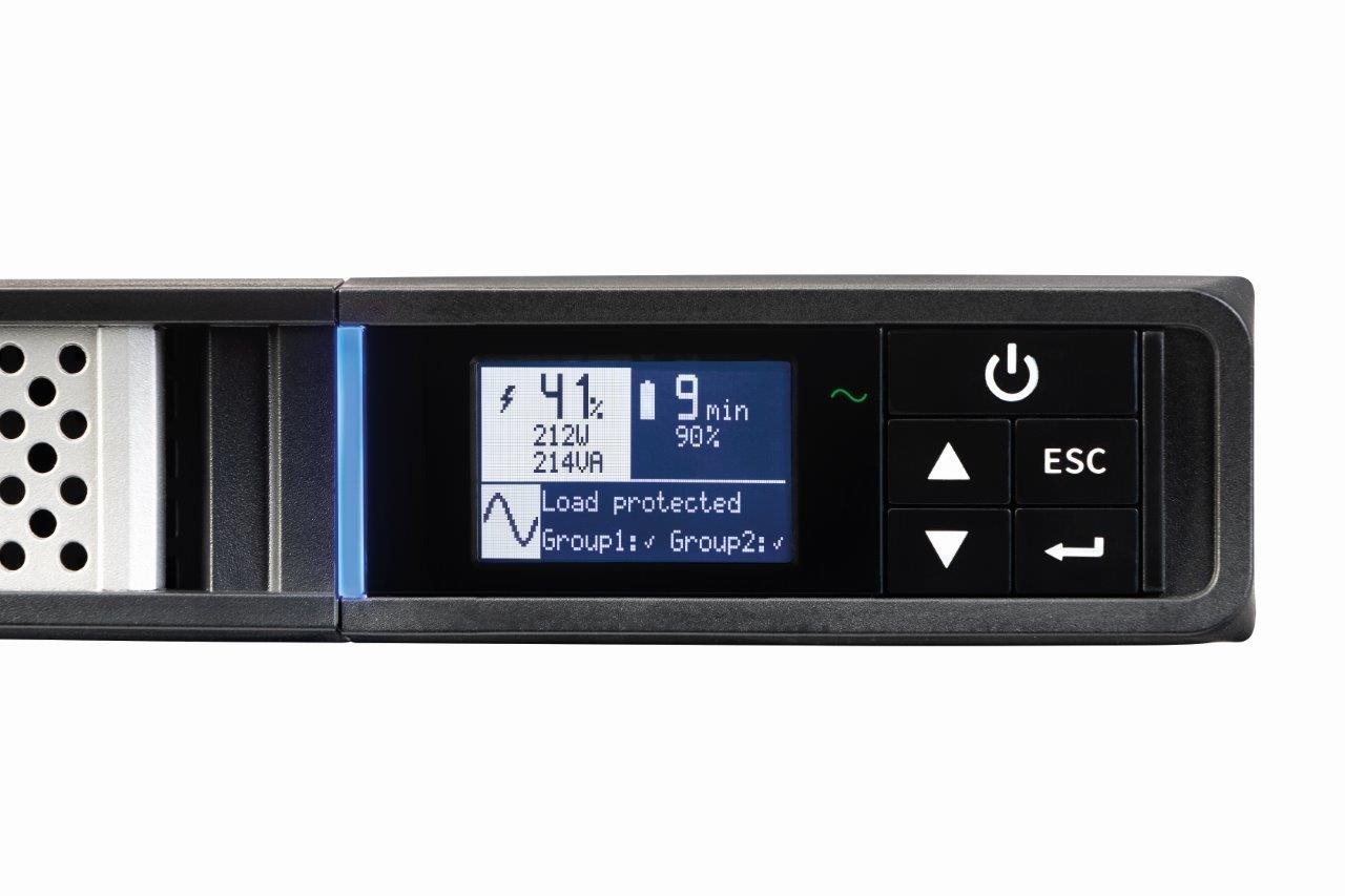 Eaton 5P 1550i Rack1U,  gen2,  UPS 1550VA /  1350W,  6 zásuvek IEC C13,  LCD,  Netpack2 