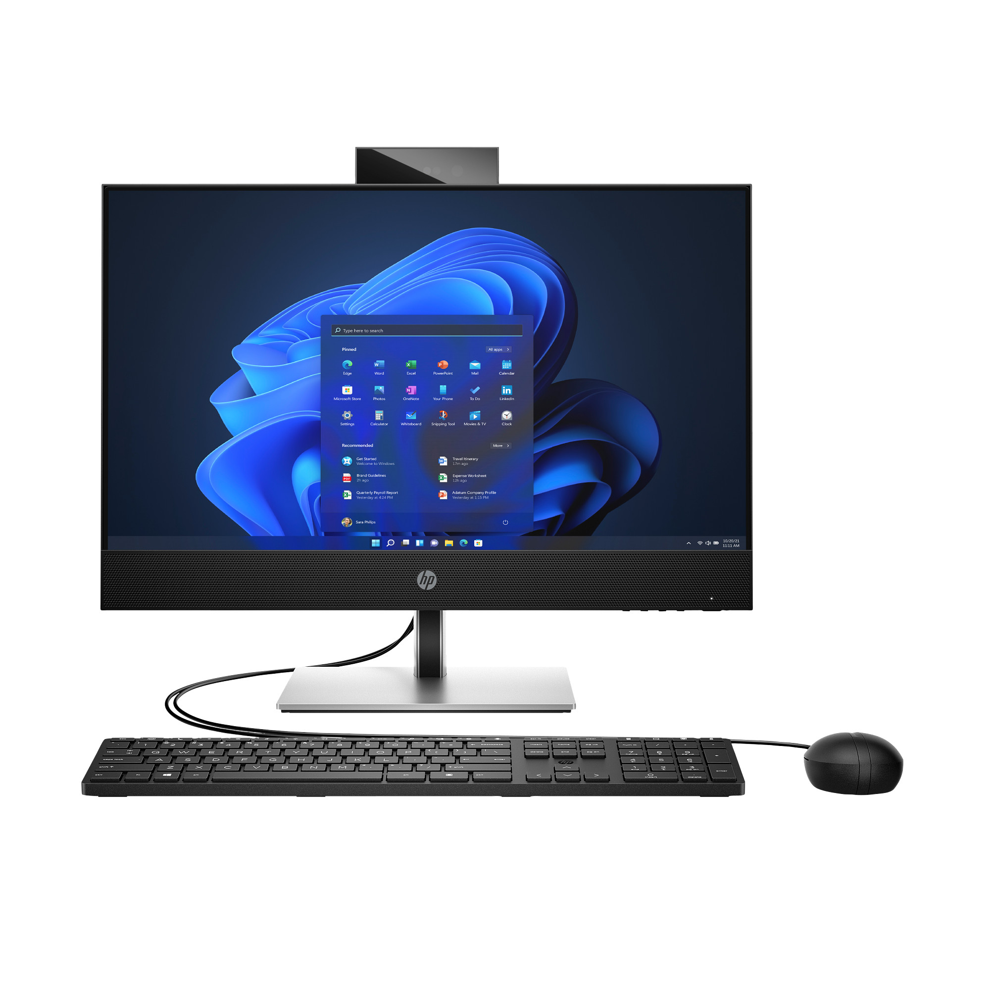 HP AIO ProOne 440G9 23.8T i5-14500T,  16GB,  512GB,  Intel HD DP+HDMI+HDMI IN, WiFi 6E+BT, usb kl. myš, 120W, Win11Home, 3y onst0 