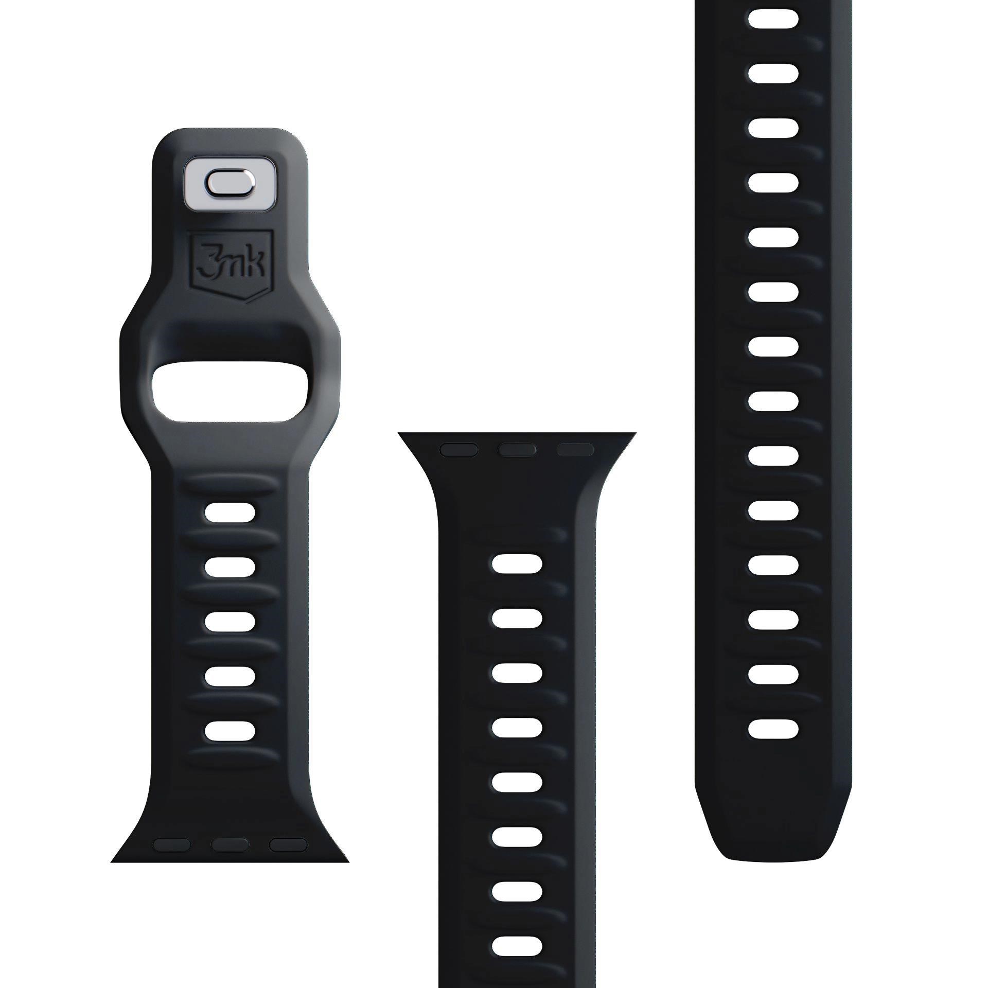 3mk řemínek Watch Strap pro Apple 38/ 40/ 41 mm Black6 