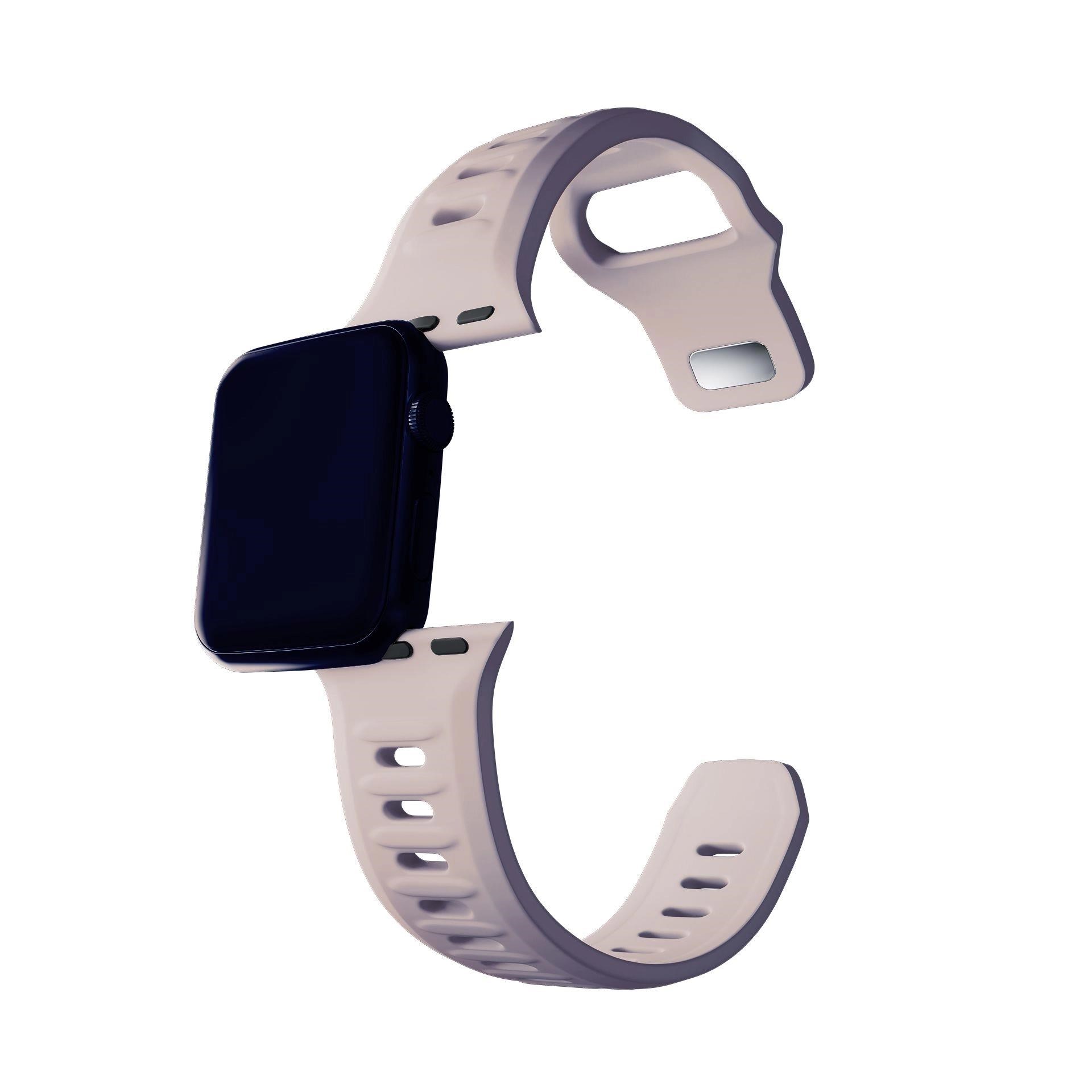 3mk řemínek Watch Strap pro Apple 38/ 40/ 41 mm Latte1 