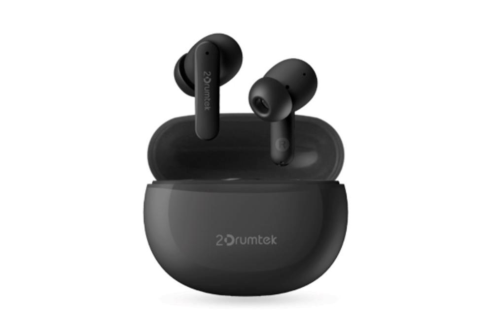 A4tech Bezdrátové sluchátka B25,  TWS,  Bluetooth,  šedá0 