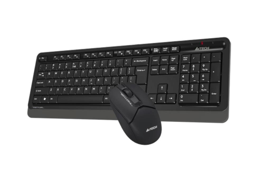 A4tech Set klávesnice+myš FG1012,  Bezdrátový,  US,  černá2 