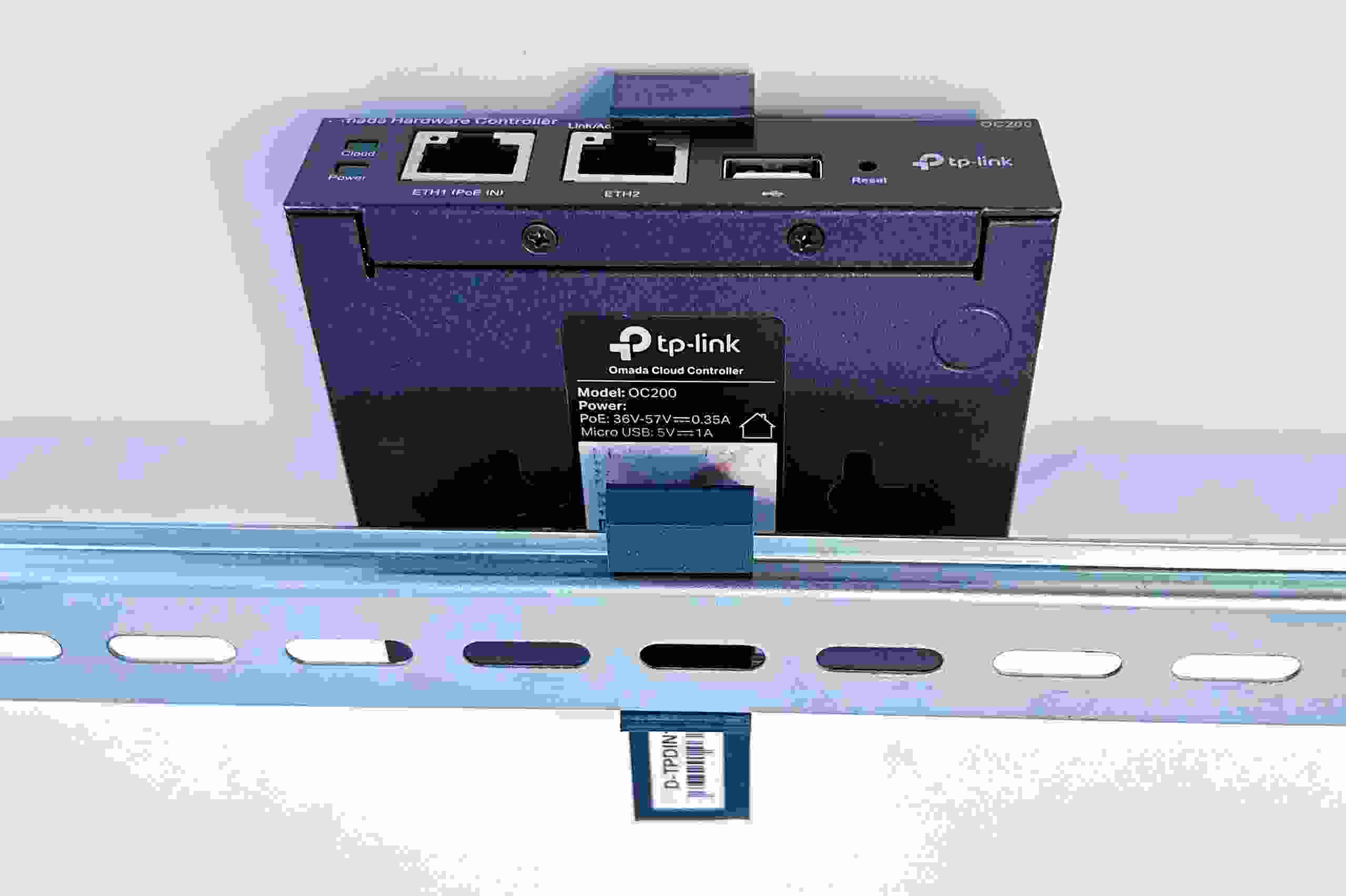 TP-Link D-TPDIN100 Držák na DIN lištu pro OC200,  OC220,  SF1005xx,  SG105xx,  SG1005xx,  šedý4 