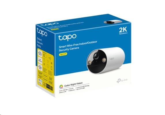 TP-Link Tapo C410 venkovní kamera (3MP,  2K QHD,  1296p,  IR 9m,  WiFi,  micro SD card,  IP65)4 