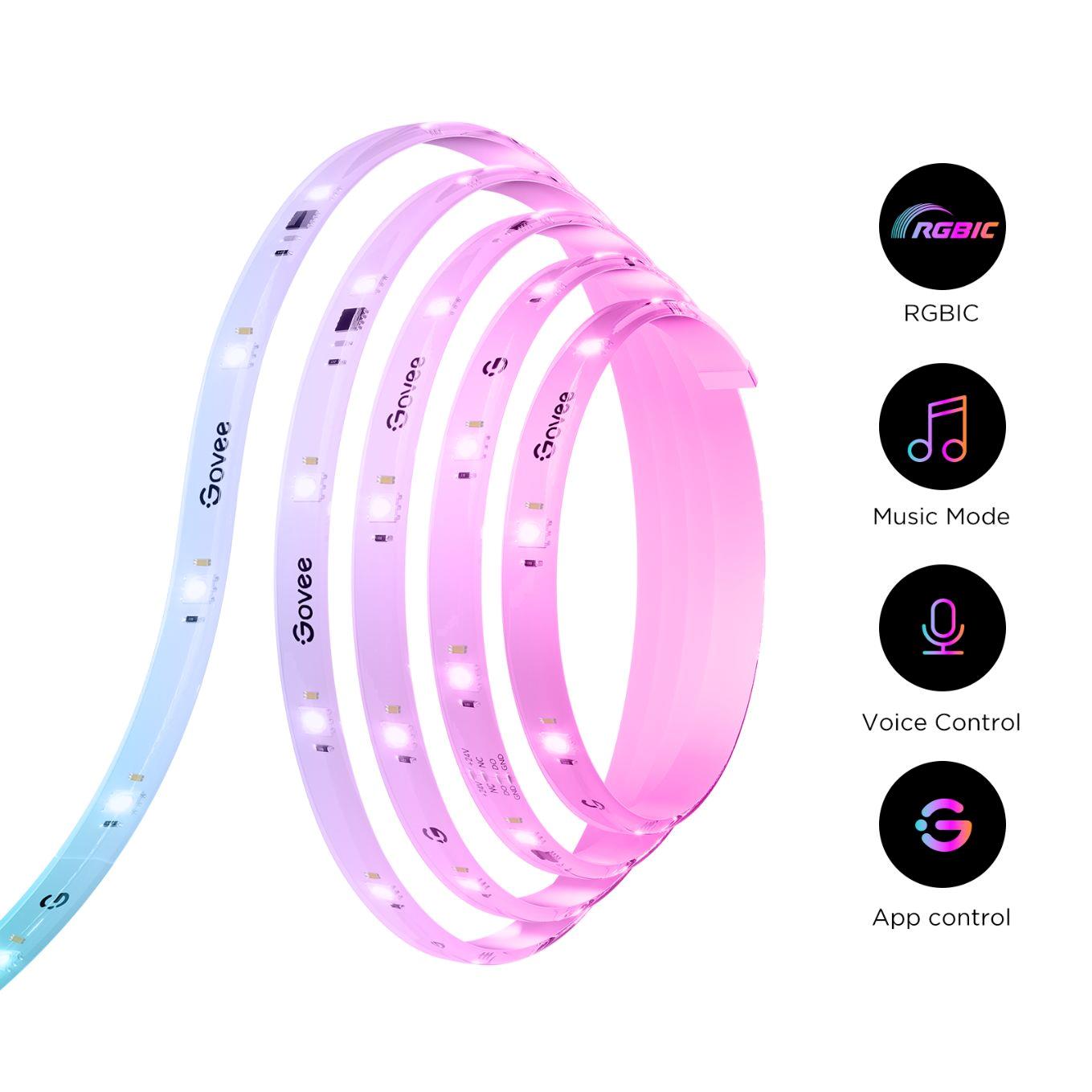 Govee WiFi RGBICW Smart PRO LED pásek 10m Matter - extra odolný1 