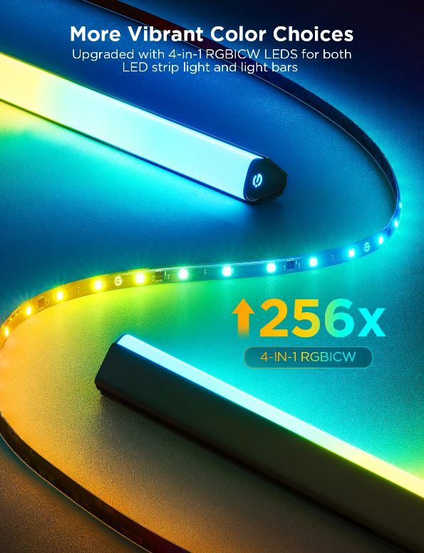 Govee TV 55-65 Backlight 3 Lite Kit SMART sada LED podsvícení5 