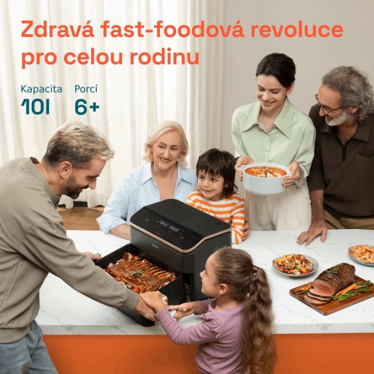 Cosori TF101S Dual blaze TwinFry 10l hozkovzdušná fritéza1 