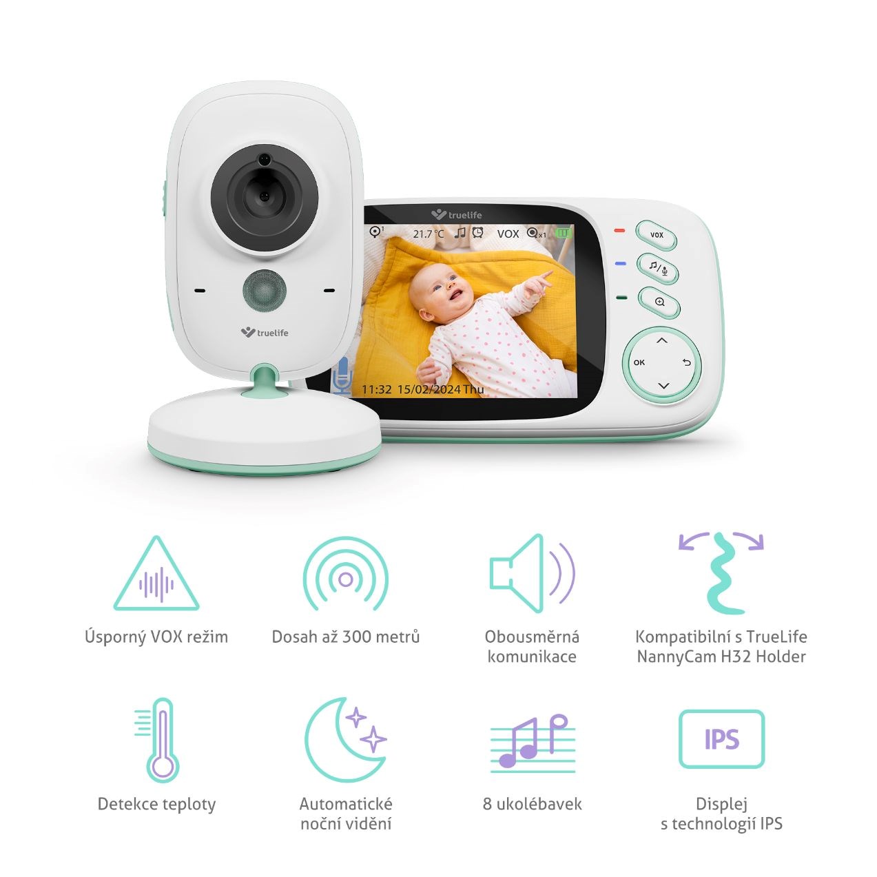 TrueLife NannyCam H32 Pro - digitální video chůvička3 