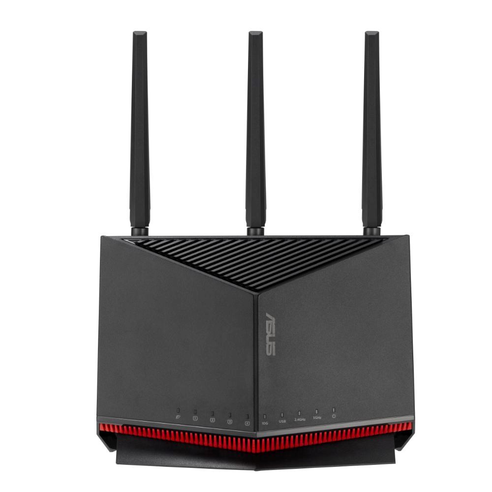 ASUS Router RT-BE86U,  Herní WiFi7 Router,  AiMesh,  2xWAN,  3xLAN,  1xUSB 3.25 