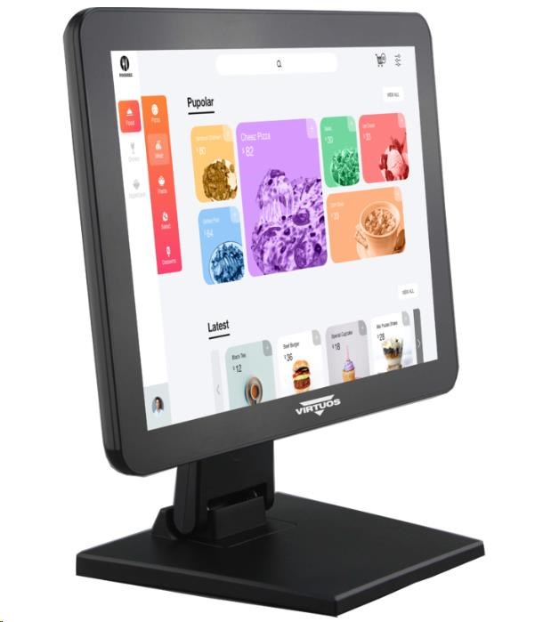 Virtuos 15"" LCD BMonitor BM-1500,  dotykový,  čtečka magnet. karet,  HDMI,  VGA,  USB2 