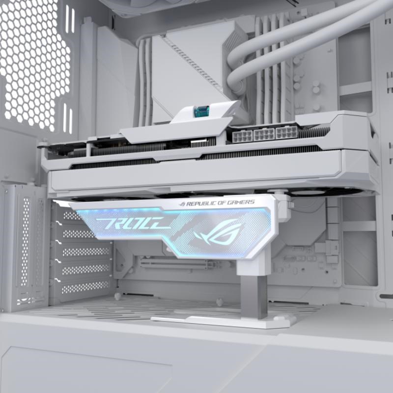 ASUS držák VGA ROG Herculx Graphics Card Holder (XH01),  Bílá9 