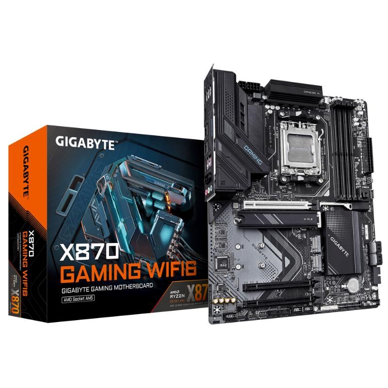 GIGABYTE MB Sc AM5 X870 GAMING WF6,  AMD X870,  4xDDR5,  1xHDMI,  2xUSB4,  WiFi0 