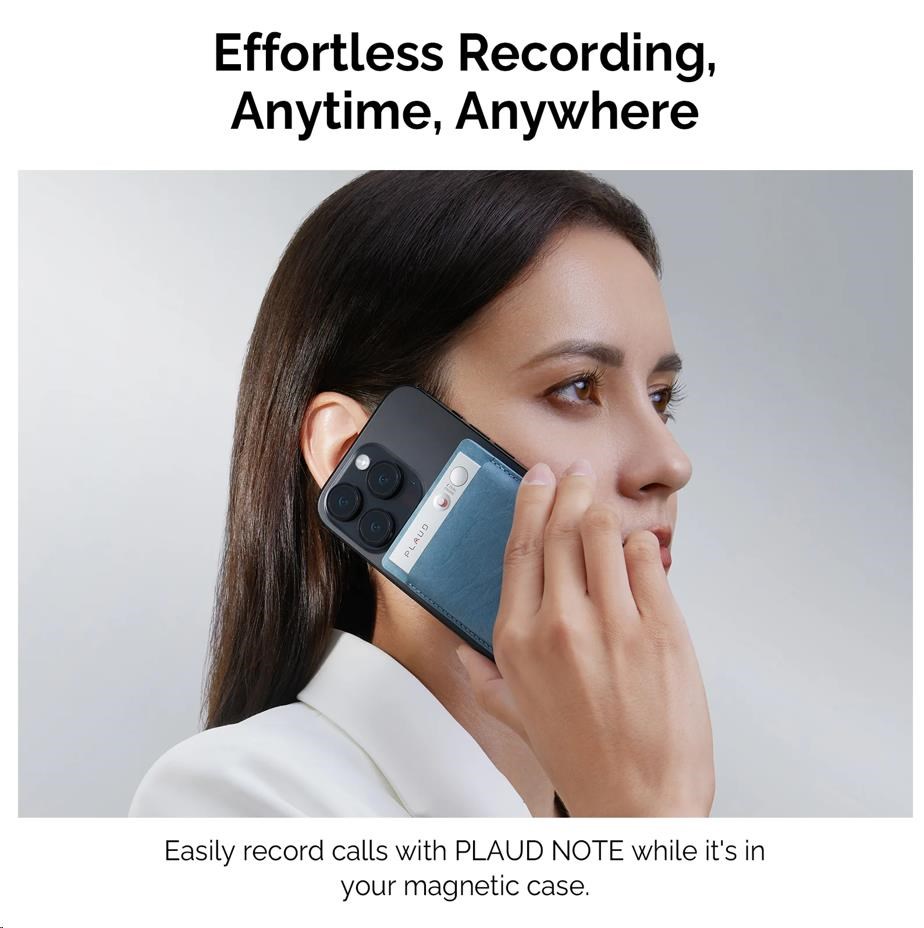 PLAUD Note Case Blue - Pouzdro na Note,  modré3 