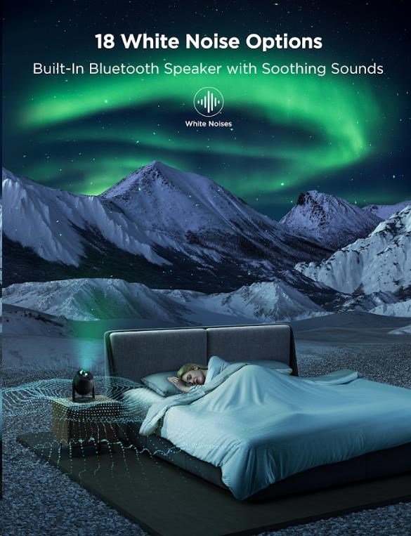 Govee Galaxy Light Projector Pro Matter s reproduktorem10 