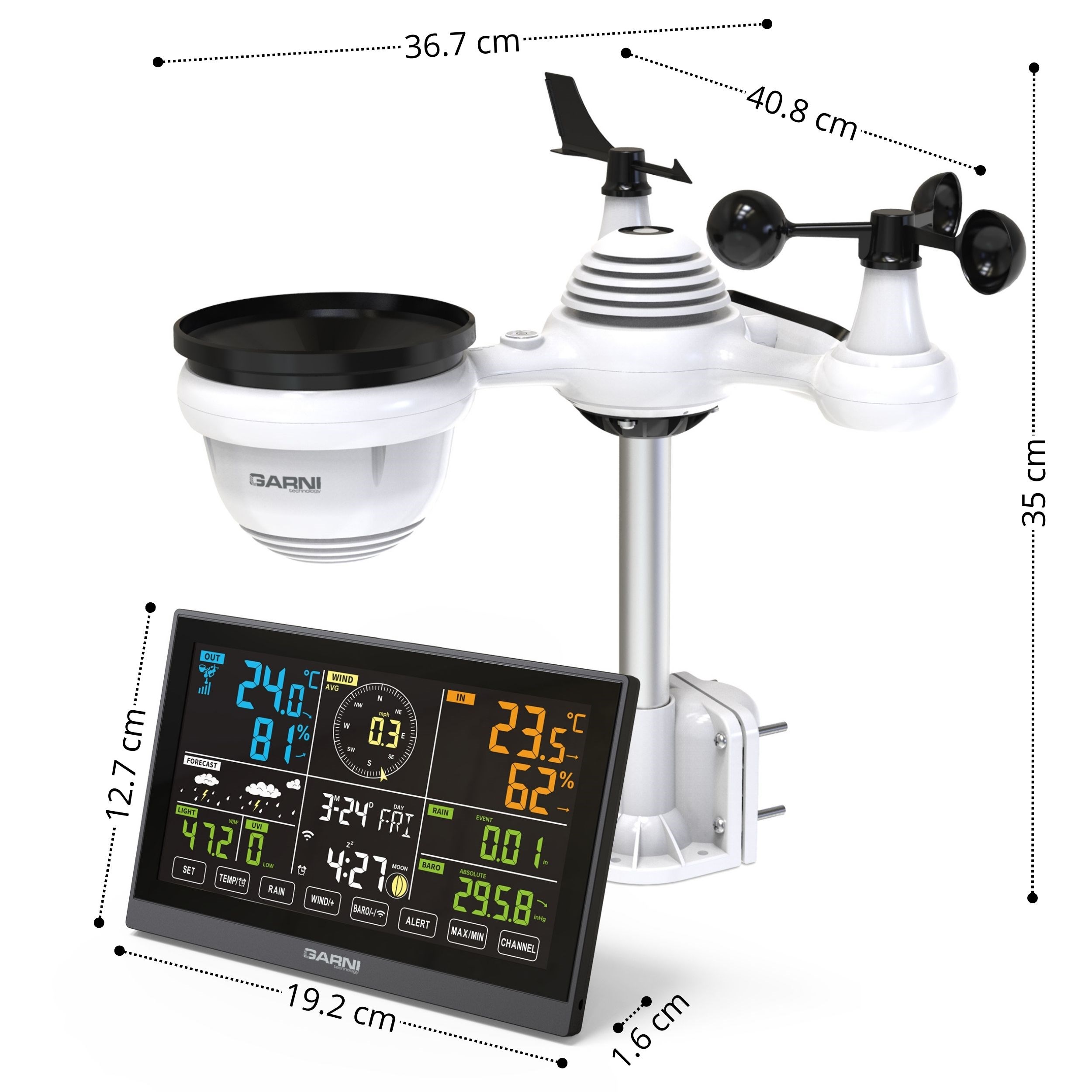 GARNI 980 Arcus - Wi-Fi meteorologická stanice2 