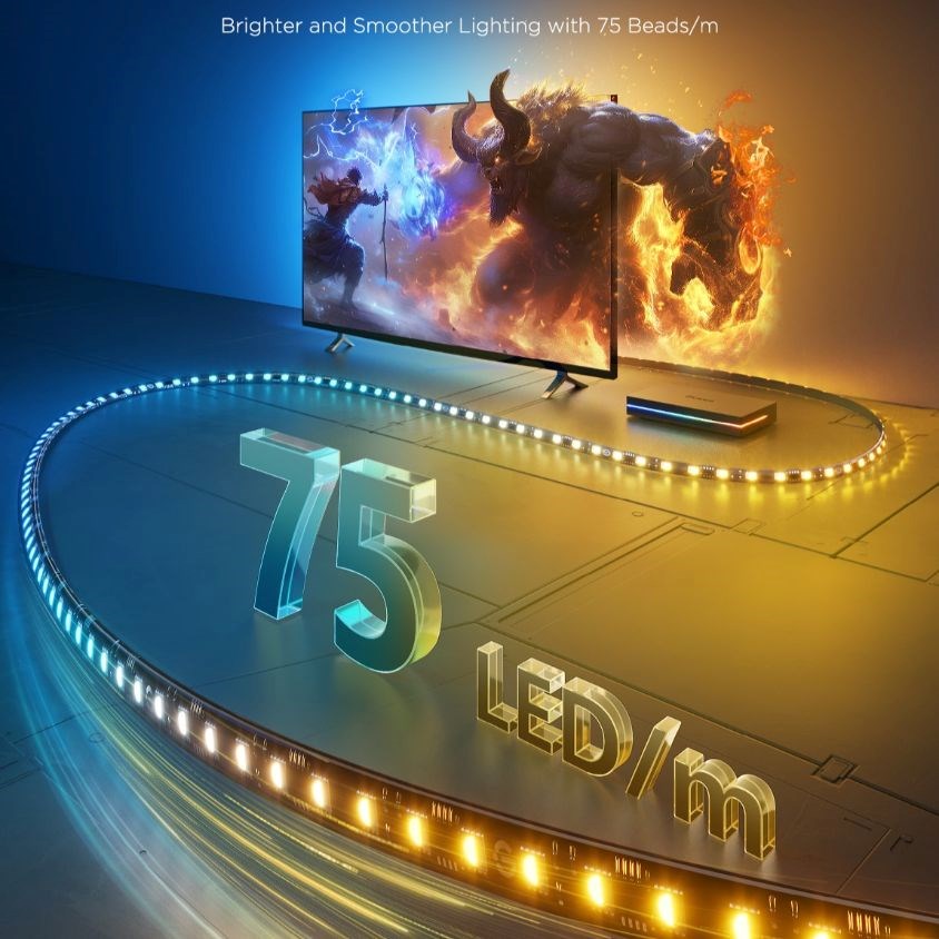 Govee AI Sync Box 2 Smart TV RGBICW podsvětlení 55-65
