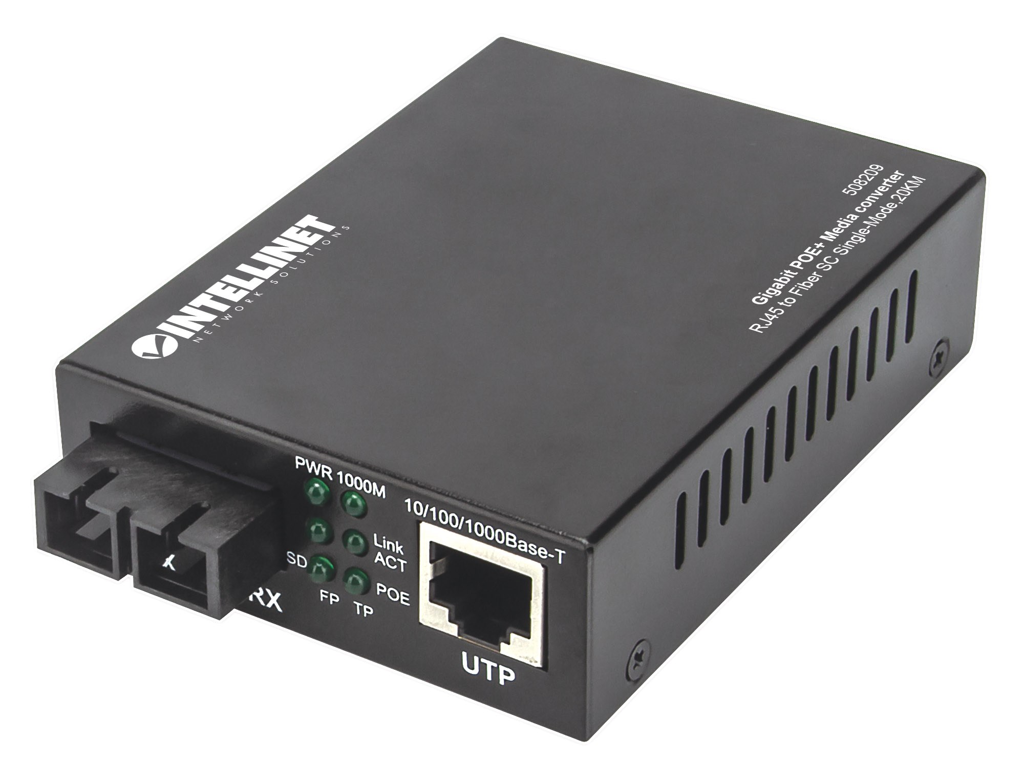 Intellinet Gigabit Ethernet RJ45 na SFP konvertor,  10/ 100/ 1000Base-TX na SFP slot1 