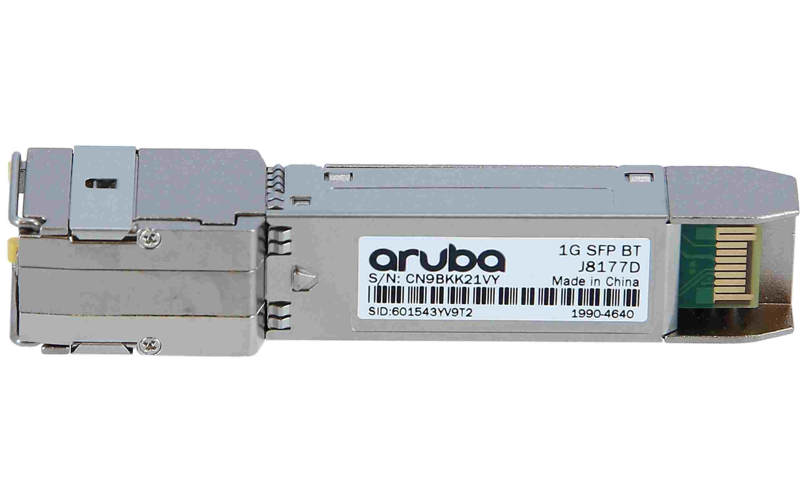 HPE Aruba Networking 1G SFP RJ45 T 100m Cat5e Transceiver0 