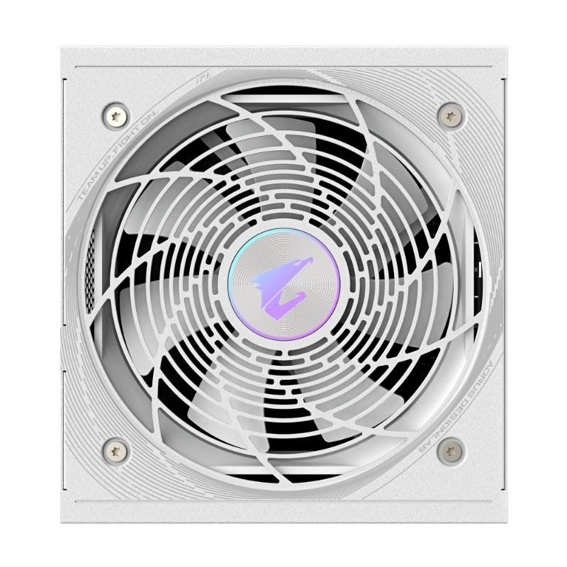 GIGABYTE zdroj AE850PM PG5,  850W,  80+ Platinum,  120mm fan,  bílá4 