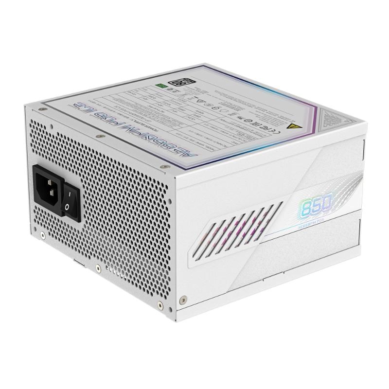 GIGABYTE zdroj AE850PM PG5,  850W,  80+ Platinum,  120mm fan,  bílá1 