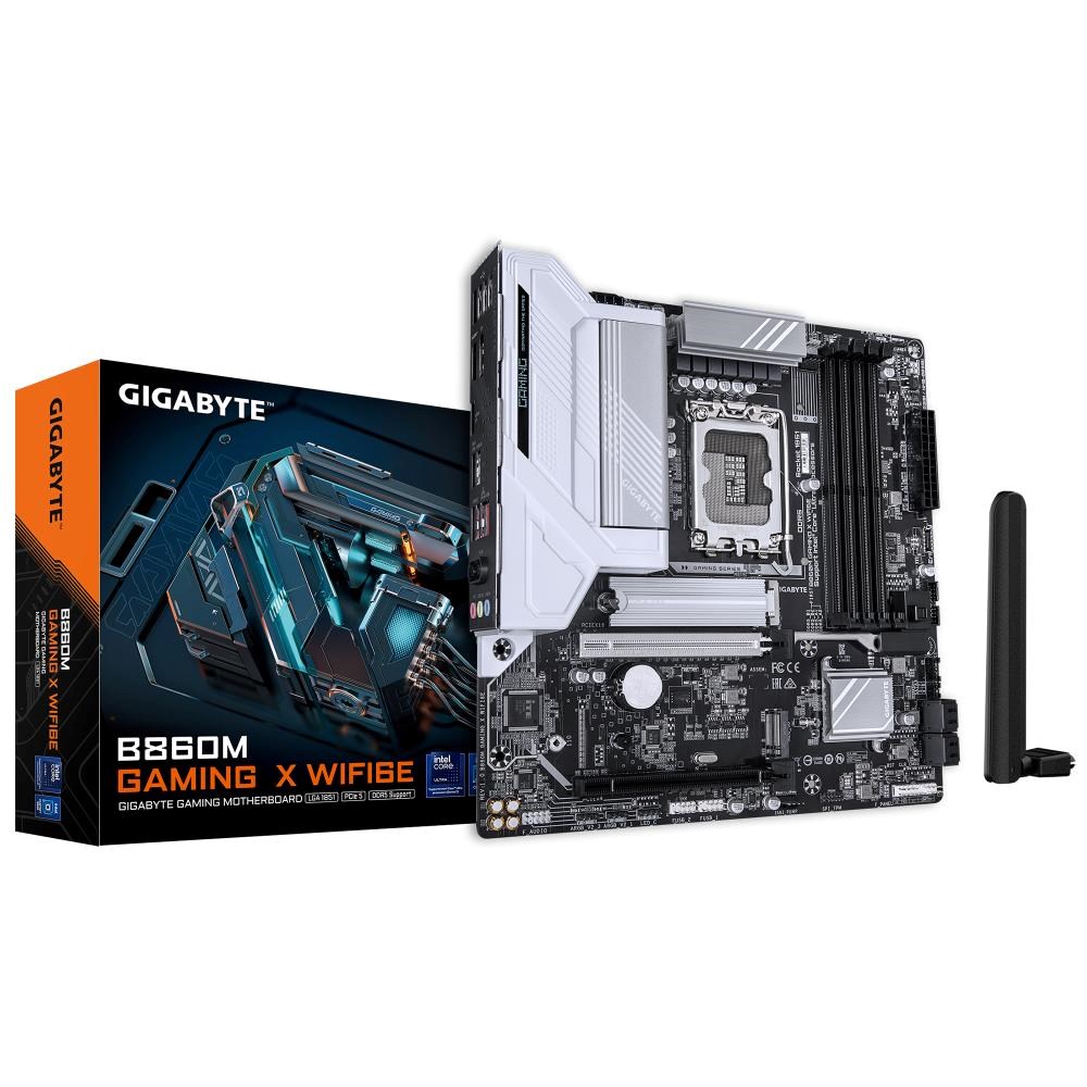 GIGABYTE MB Sc LGA1851 B860M GAMING X WIFI6E,  Intel B860,  4xDDR5,  1xUSB4,  1xDP,  1xHDMI,  WiFi,  mATX0 