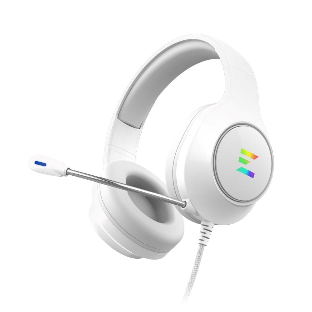 ZALMAN headset ZM-HPS310 RGB,  Herní,  Drátový USB,  7.1,  bílá0 