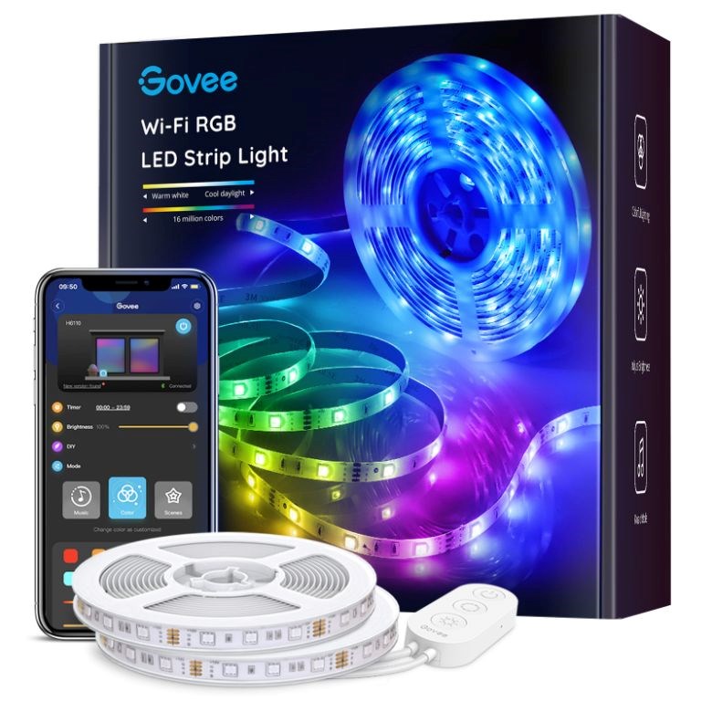Govee WiFi RGB Smart LED pásek 10m0 