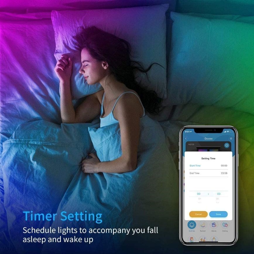 Govee WiFi RGB Smart LED pásek 10m6 