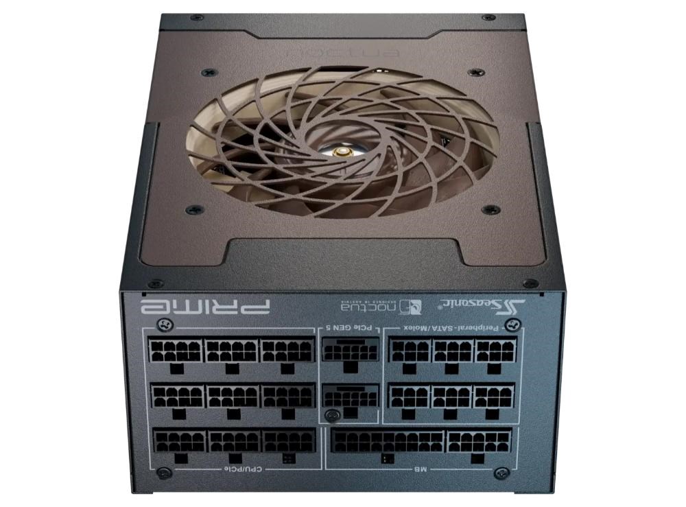 NOCTUA zdroj Seasonic 1600W PRIME TX-1600 NE,  120mm,  Plně modulární,  80+ Titanium,  ATX 3.11 