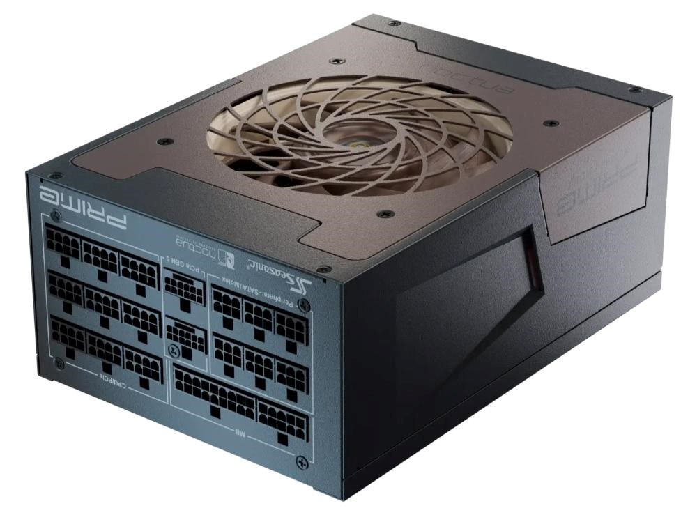 NOCTUA zdroj Seasonic 1600W PRIME TX-1600 NE,  120mm,  Plně modulární,  80+ Titanium,  ATX 3.12 
