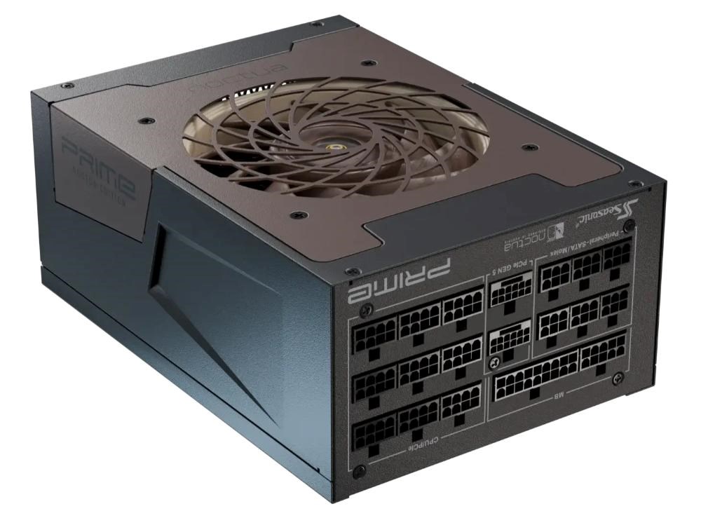 NOCTUA zdroj Seasonic 1600W PRIME TX-1600 NE,  120mm,  Plně modulární,  80+ Titanium,  ATX 3.15 