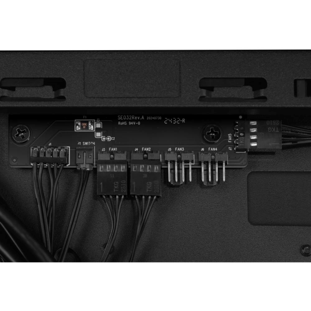 ASUS case PROART PA401 WOOD TG,  Mid Tower,  ATX,  1xUSB-C Gen2x2,  2xUSB 3.0,  2x 160mm Fan,  1x 120mm Fan,  černá4 