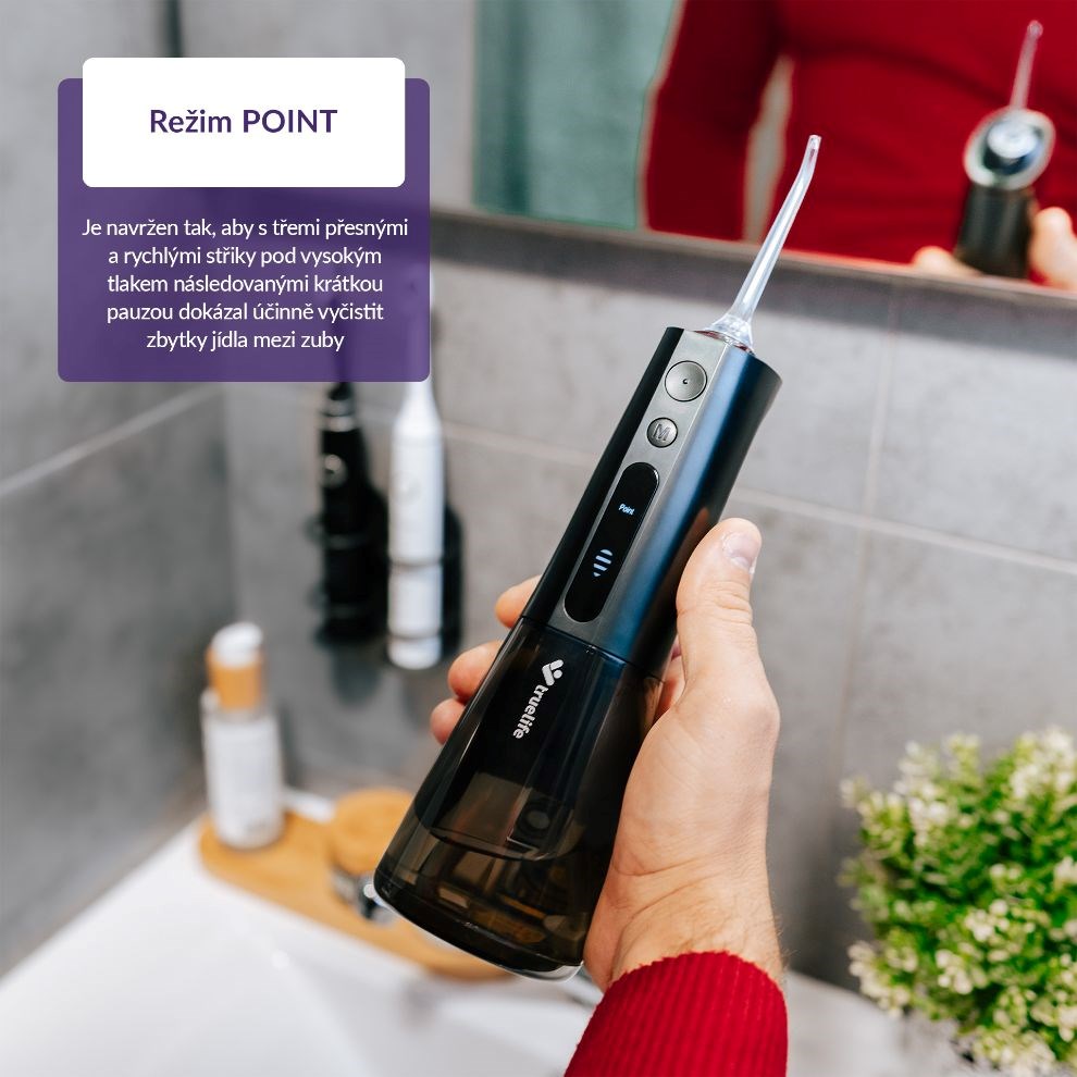 TrueLife AquaFloss Compact L100 Black - ústní sprcha6 