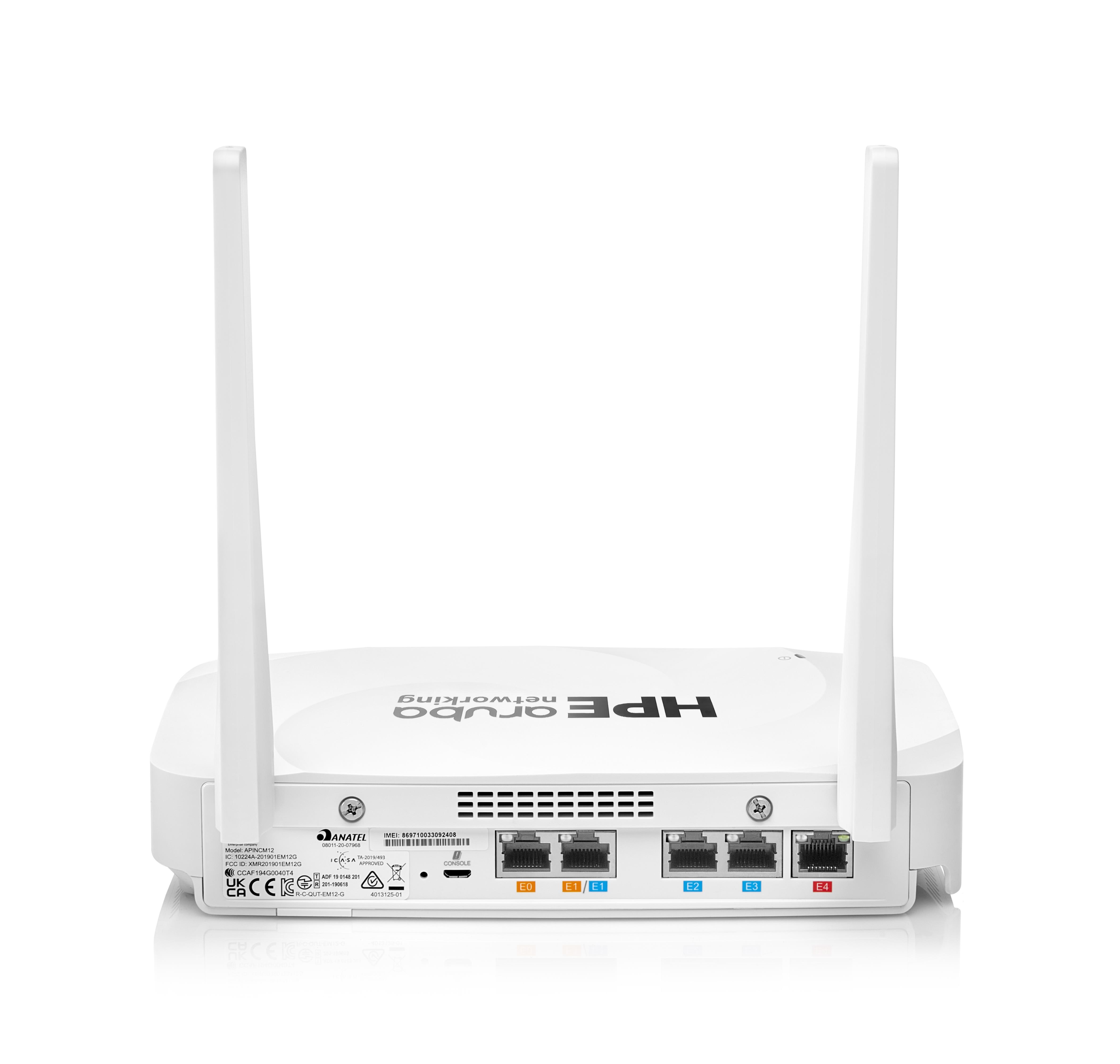 HPE Aruba Networking AP-605R (RW) Dual Radio Tri Band 2x2 Wi-Fi 6E Remote Access Point (+AC power adapter & cord)2 