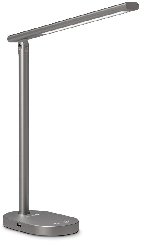CONNECT IT Stolní LED lampa Shine,  USB-A,  šedá0 