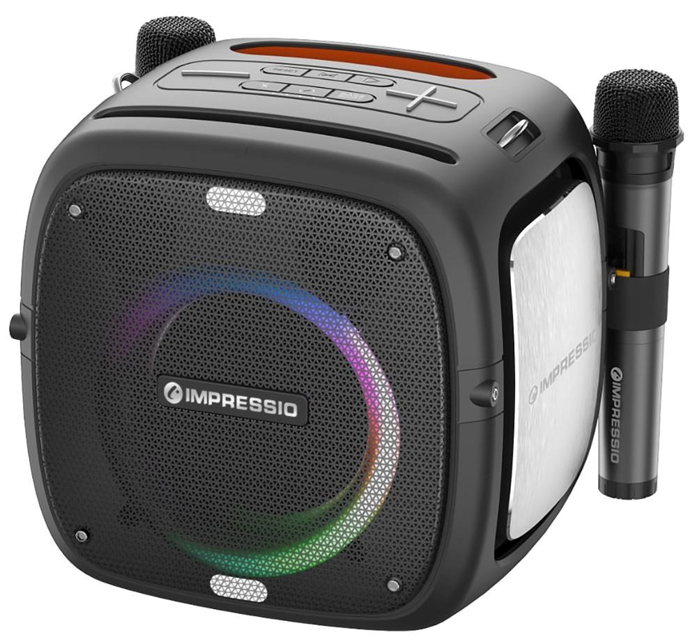 C-TECH repro Impressio Qubis,  Party,  80W,  2x Mikrofón0 