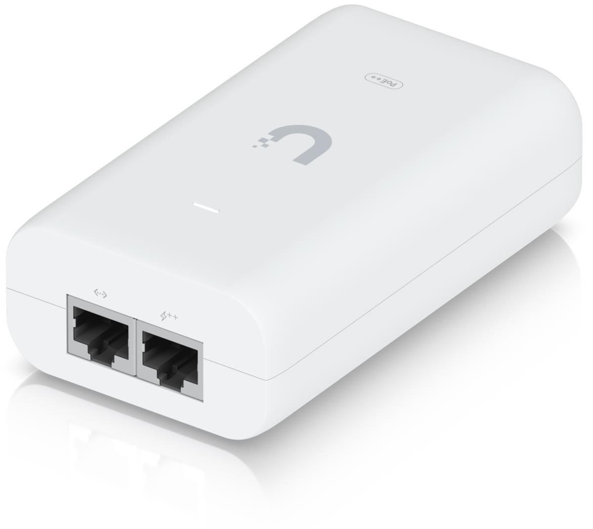 UBNT U-PoE+ - Gigabitový PoE injektor 48V/ 0, 65A (30W)0 