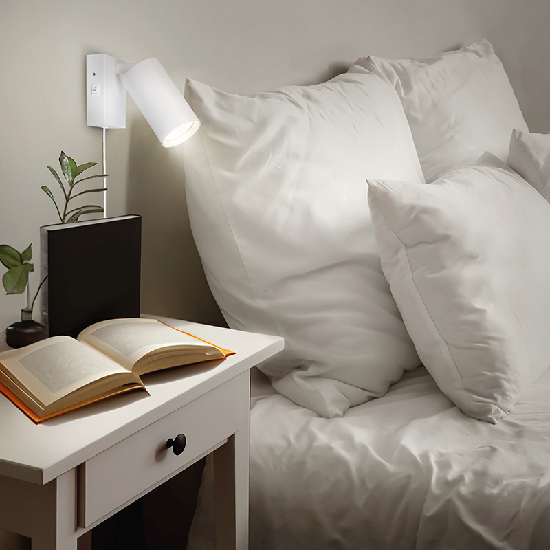 Solight nástěnná lampička CELE,  1x GU10,  bílá1 