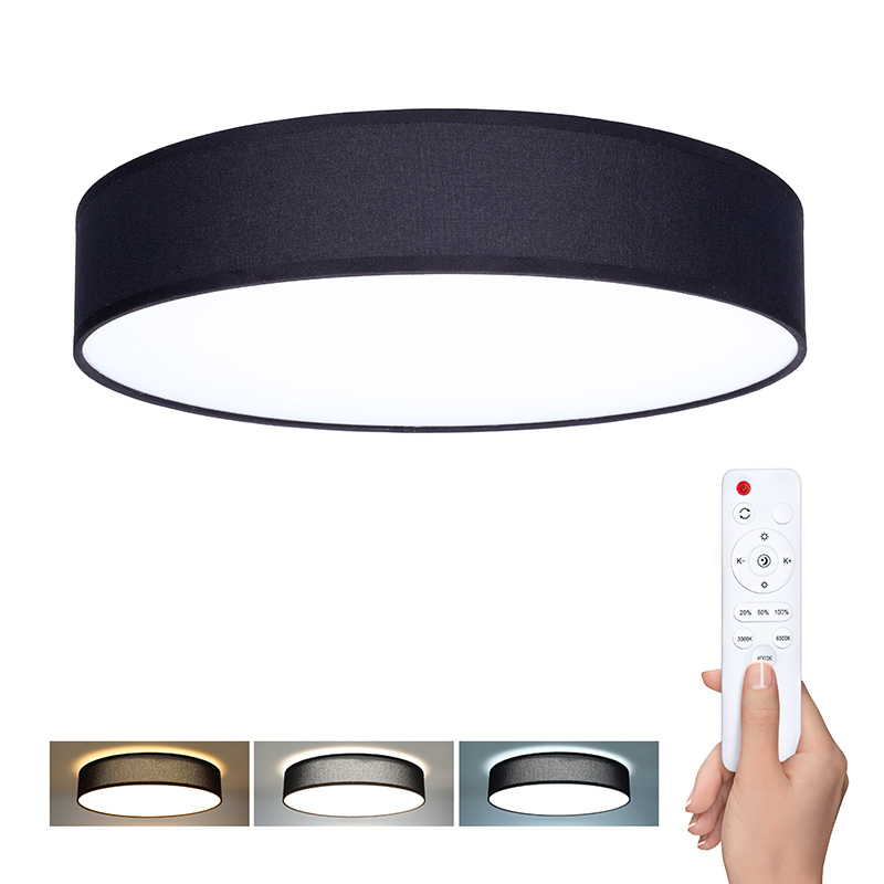 Solight LED osvětlení s dálkovým ovladačem Penley,  48W,  3360lm,  40cm,  změna chromatičnosti,  stmívatelné0 