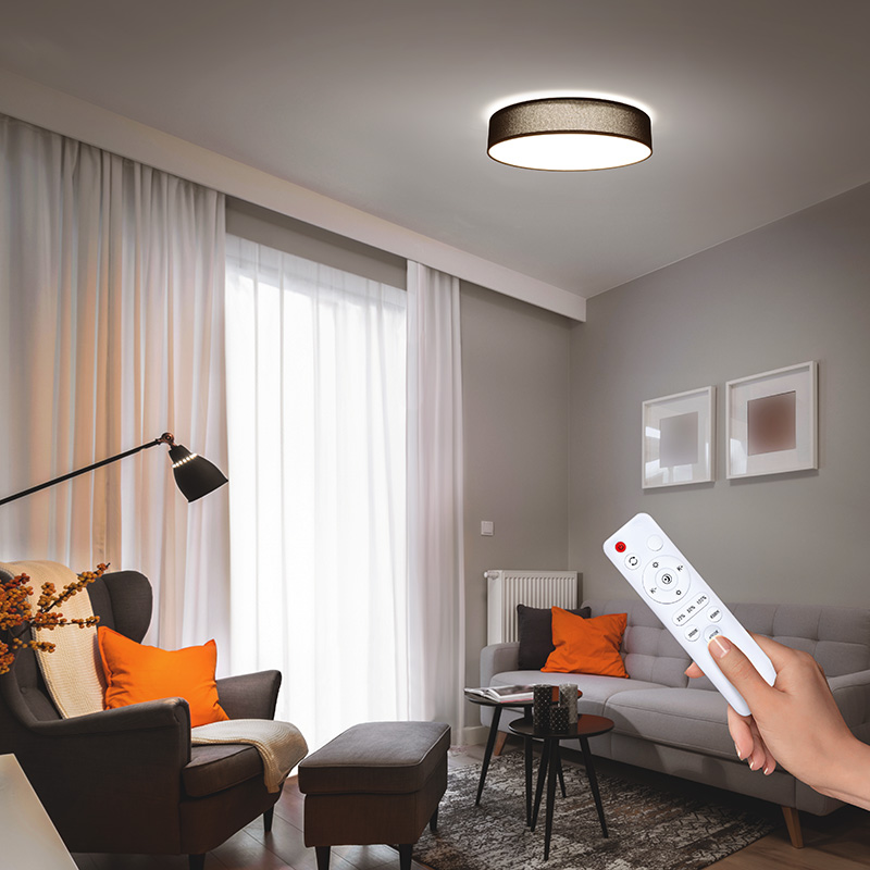 Solight LED osvětlení s dálkovým ovladačem Penley,  48W,  3360lm,  40cm,  změna chromatičnosti,  stmívatelné1 